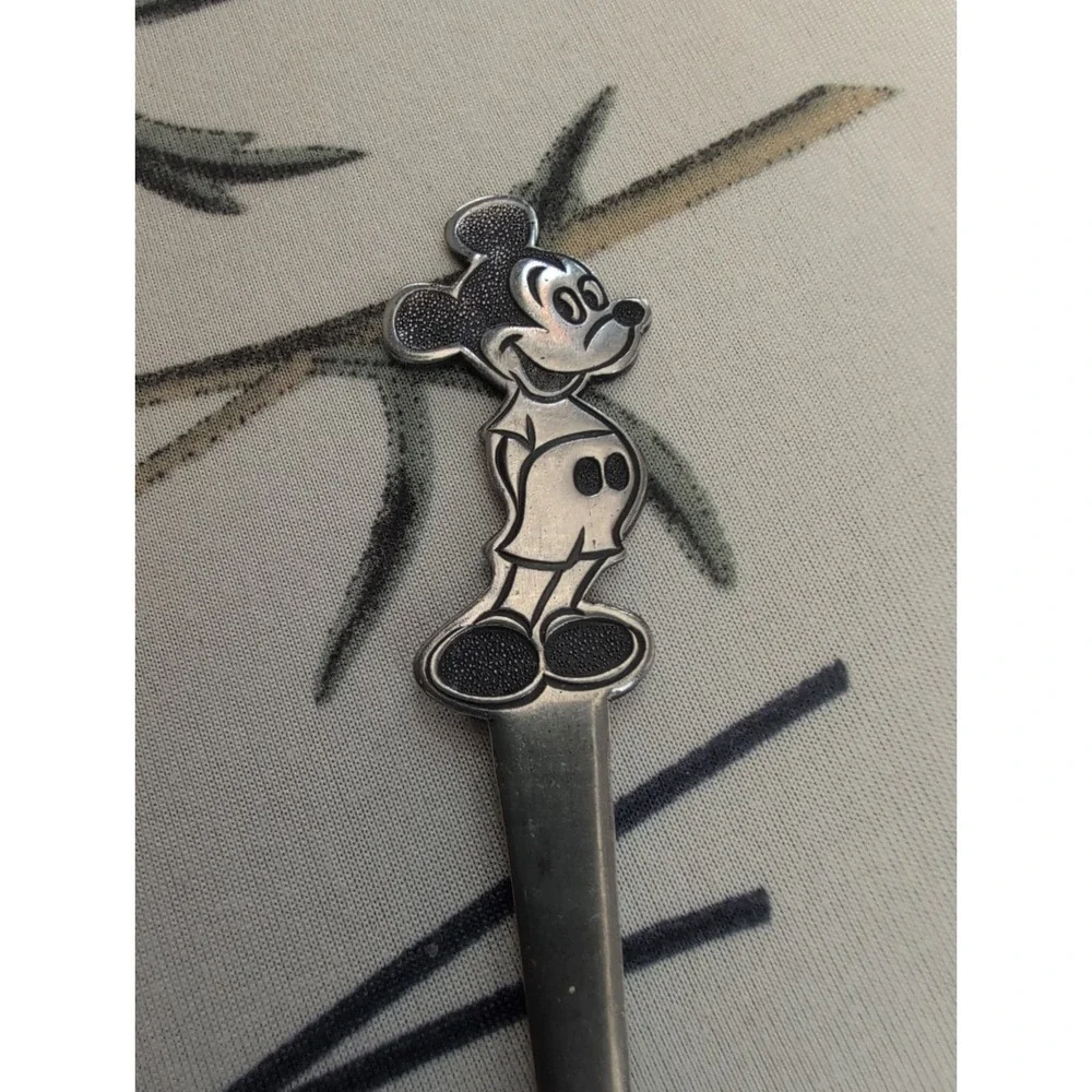Vintage Walt Disney Mickey Mouse Childs Fork Bonny Japan Stainless Steel